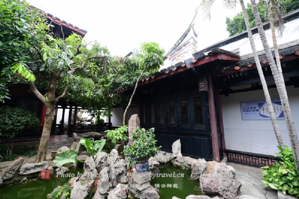 A scenic view of Fuzhou Linzexu Zhai Yu Ci
