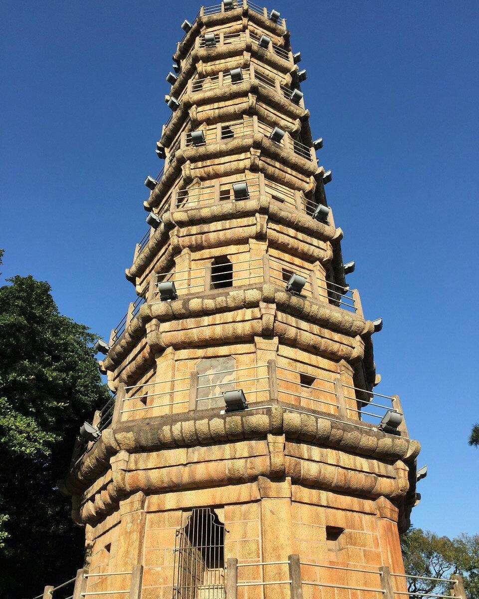 A scenic view of Fuzhou Luoxingta