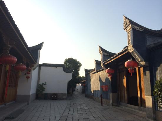 A scenic view of Fuzhou Sanfangqixiang Zhuzifang Jianzhuqun