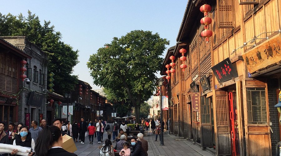 A scenic view of Fuzhou Sanfangqixiang Zhuzifang Jianzhuqun