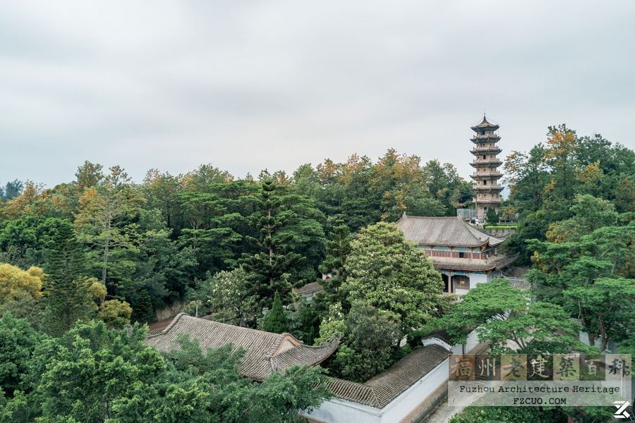 A scenic view of Fuzhou Shengshou Baota