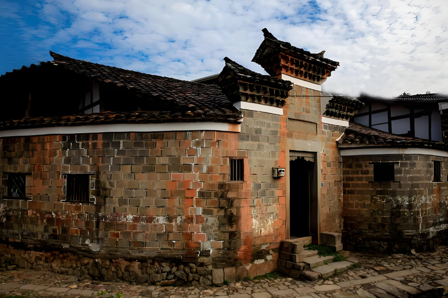 A scenic view of Fuzhou Tangyin Gu Jianzhuqun