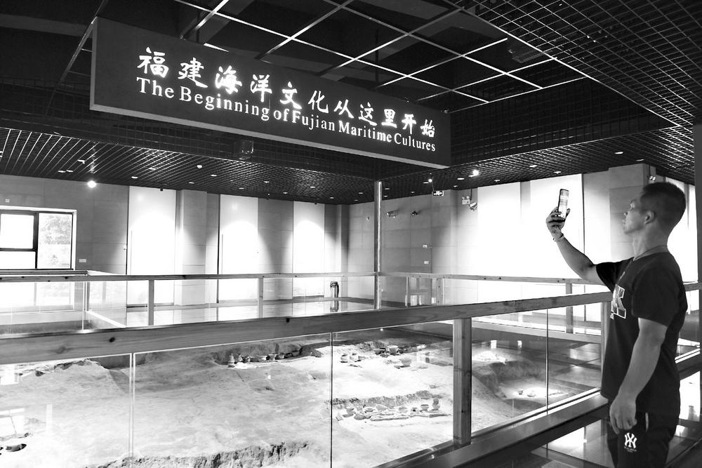 A scenic view of Fuzhou Tanshishan Yizhi