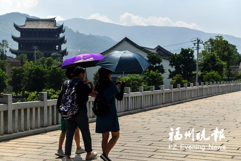 A scenic view of Fuzhou Tingjiang Paotai