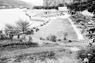 A scenic view of Fuzhou Tingjiang Paotai