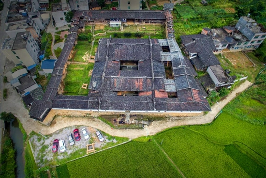 A scenic view of Fuzhou Yongtai Zhuangzhai Jianzhuqun