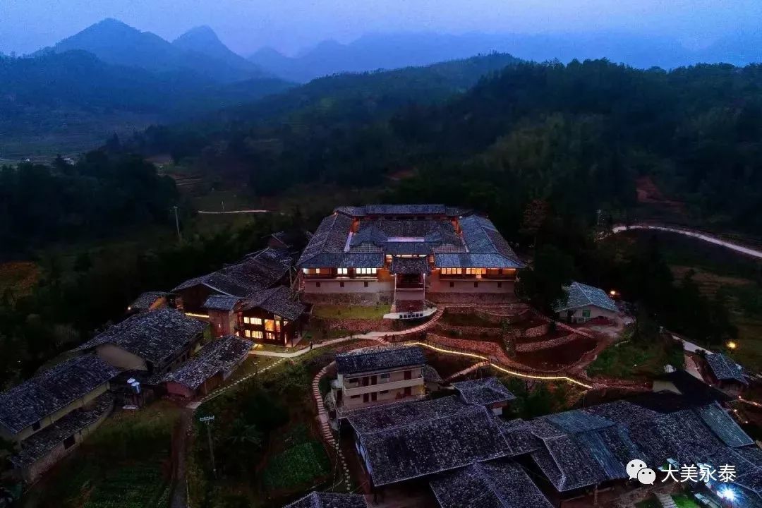 A scenic view of Fuzhou Yongtai Zhuangzhai Jianzhuqun