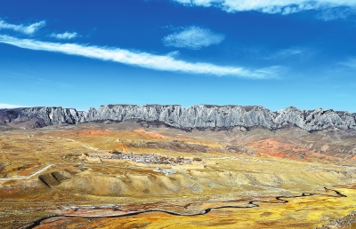 A scenic view of Gannan Bajiaocheng Chengzhi