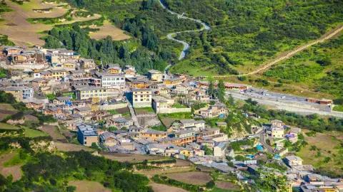 A scenic view of Gannan Galutian Dafangzi