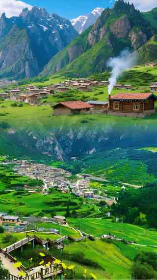 A scenic view of Gannan Galutian Dafangzi