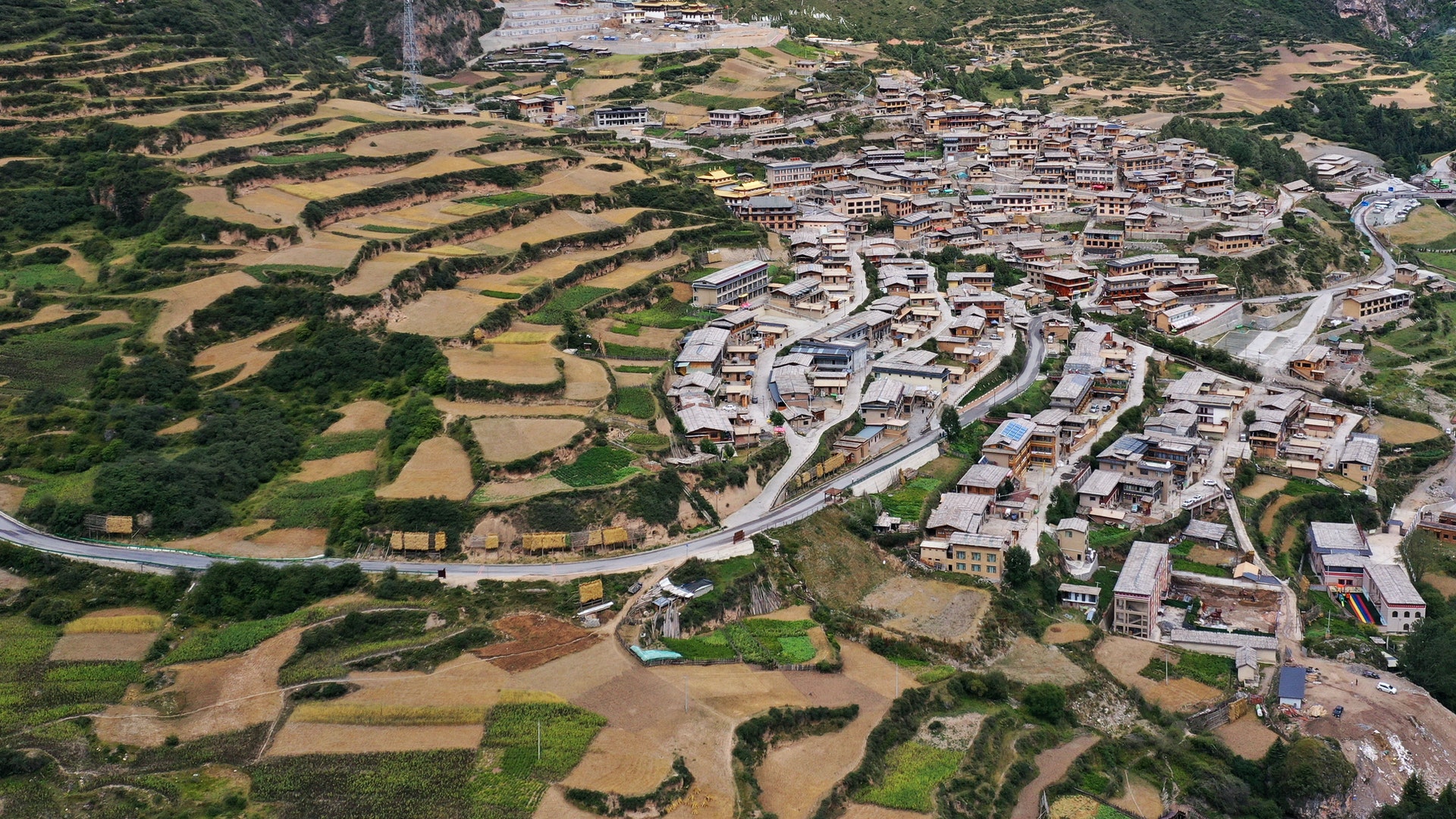 A scenic view of Gannan Galutian Dafangzi