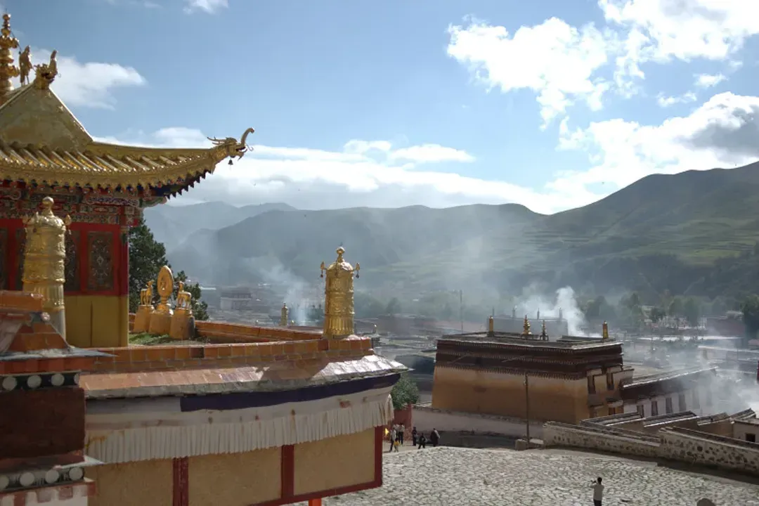 A scenic view of Gannan Labulengsi