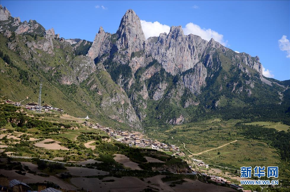 A scenic view of Gannan Mogou Yizhi