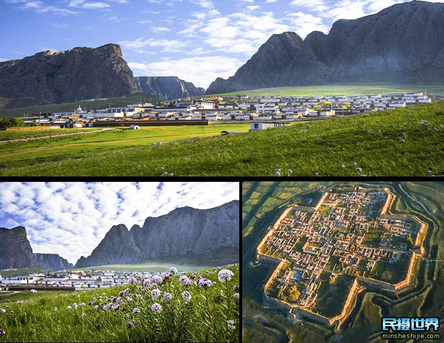 A scenic view of Gannan Mogou Yizhi
