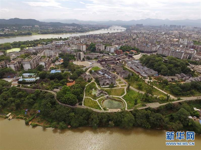A scenic view of Ganzhou Fushou Gou