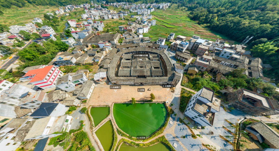 A scenic view of Ganzhou Guanxi Xinwei Yanyiwei