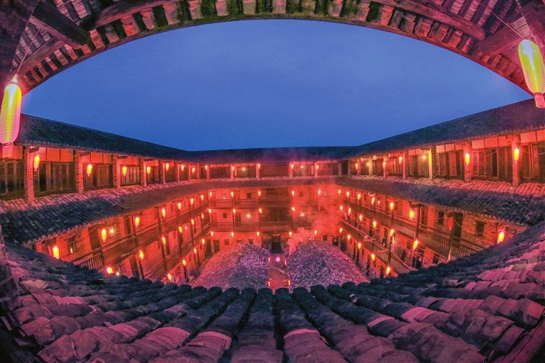 A scenic view of Ganzhou Guanxi Xinwei Yanyiwei