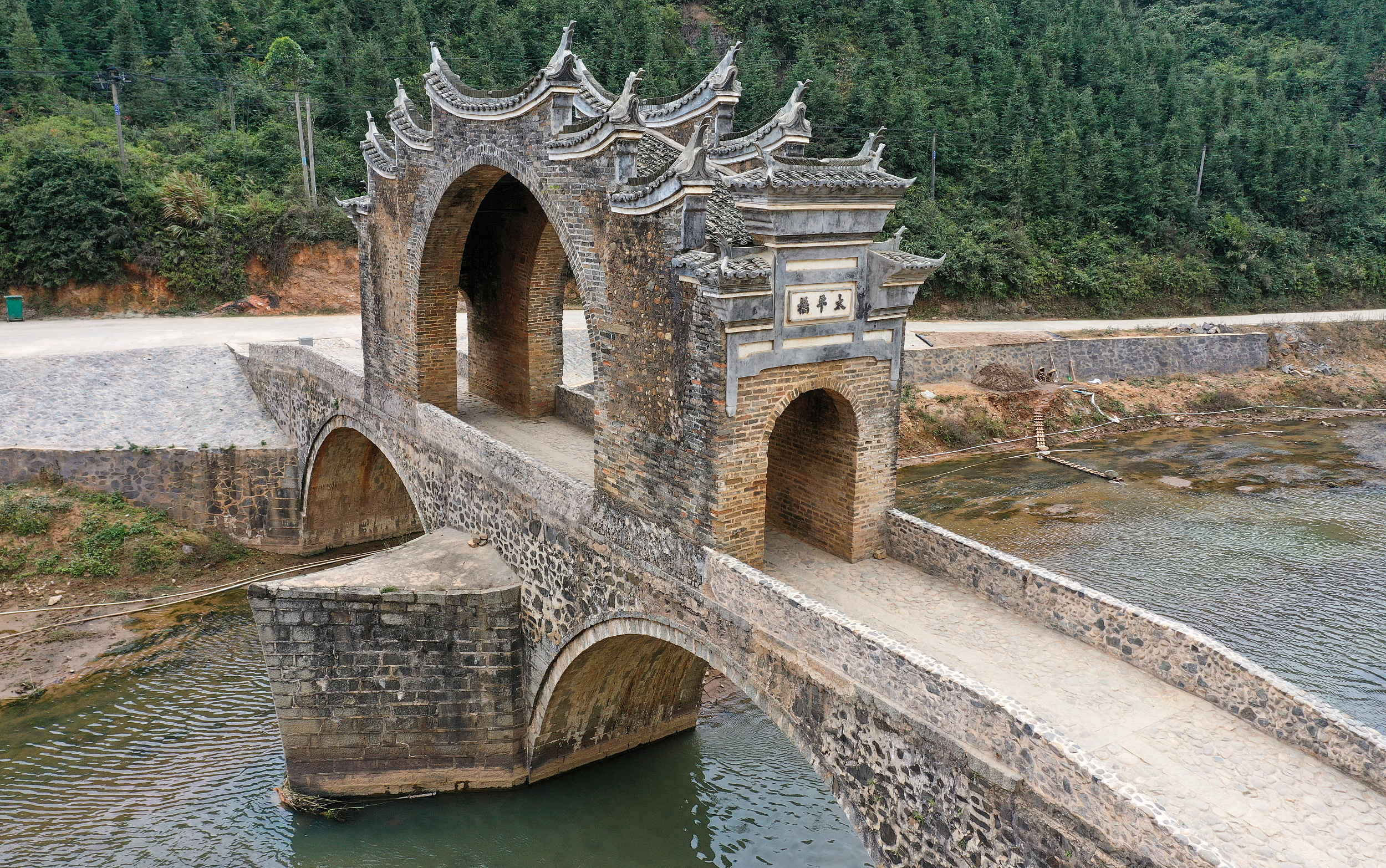 A scenic view of Ganzhou Taipingqiao