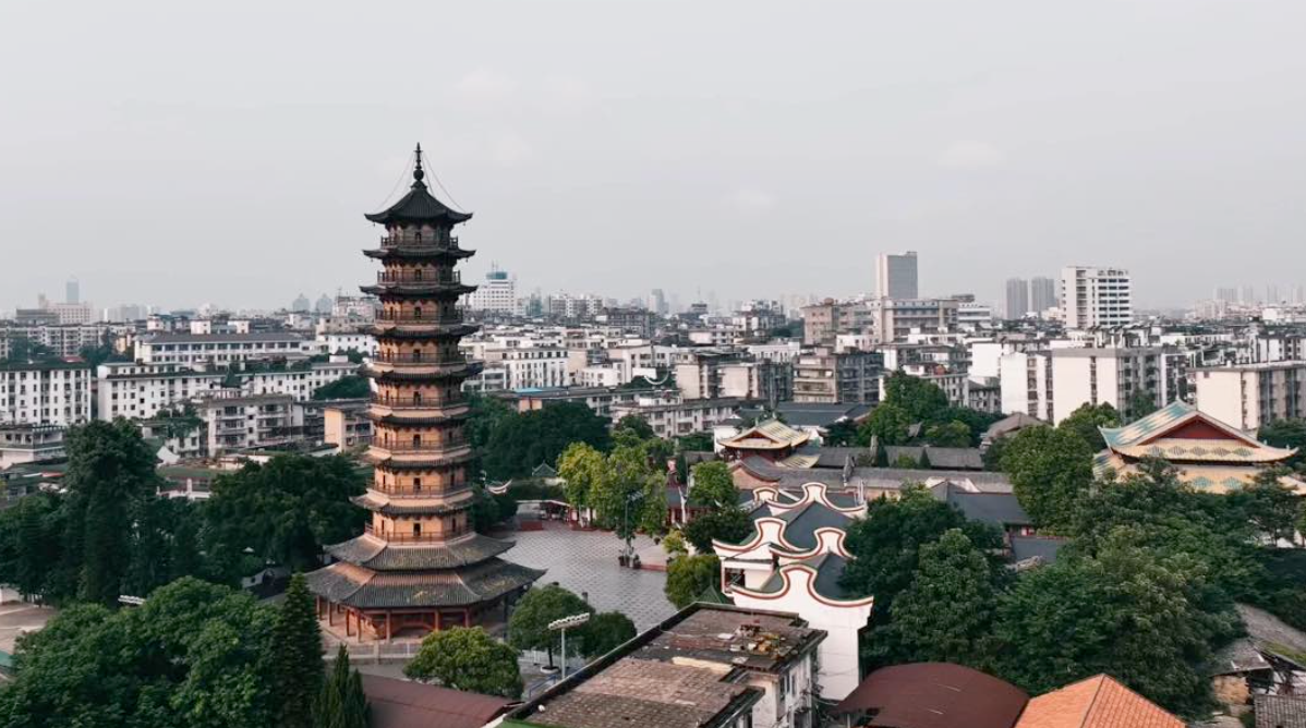 A scenic view of Ganzhou Wenmiao