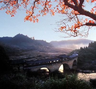 A scenic view of Ganzhou Yudaiqiao