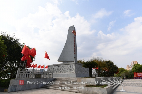 A scenic view of Ganzhou Zhongyang Hongjun Changzheng Chufadi Jiuzhi