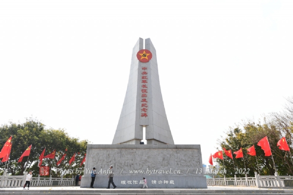 A scenic view of Ganzhou Zhongyang Hongjun Changzheng Chufadi Jiuzhi
