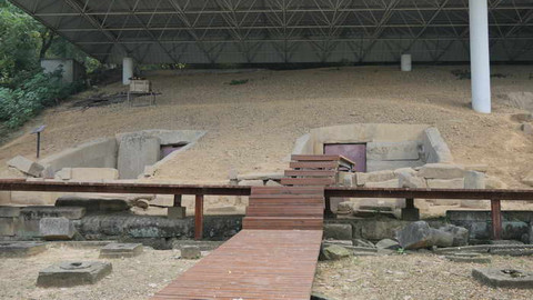 A scenic view of Guangan Anbing Jiazu Mudi