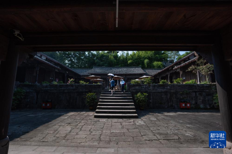 A scenic view of Guangan Baozhensai