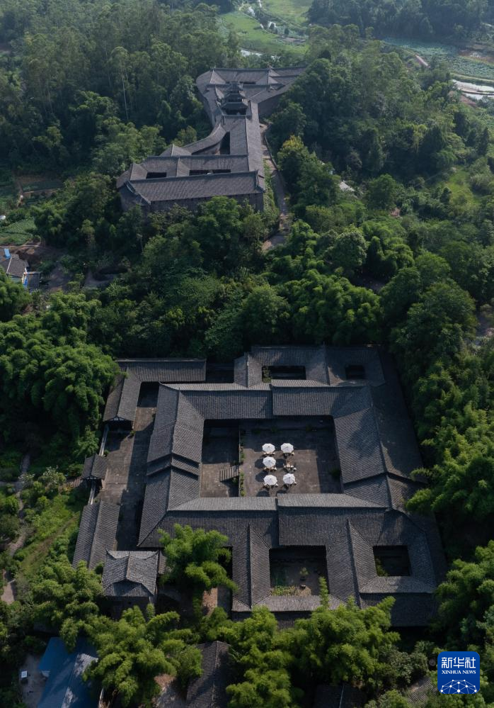 A scenic view of Guangan Baozhensai