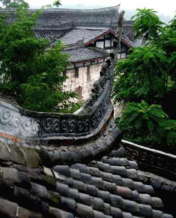 A scenic view of Guangan Baozhensai