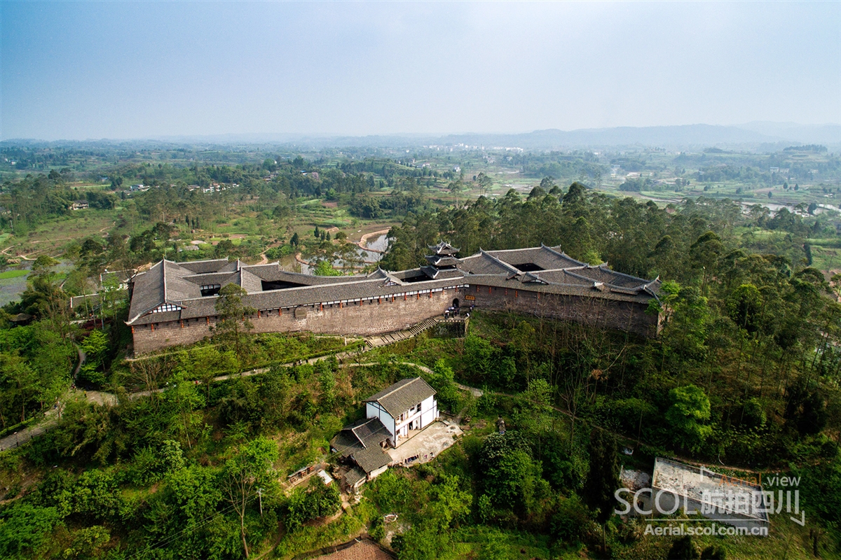 A scenic view of Guangan Baozhensai