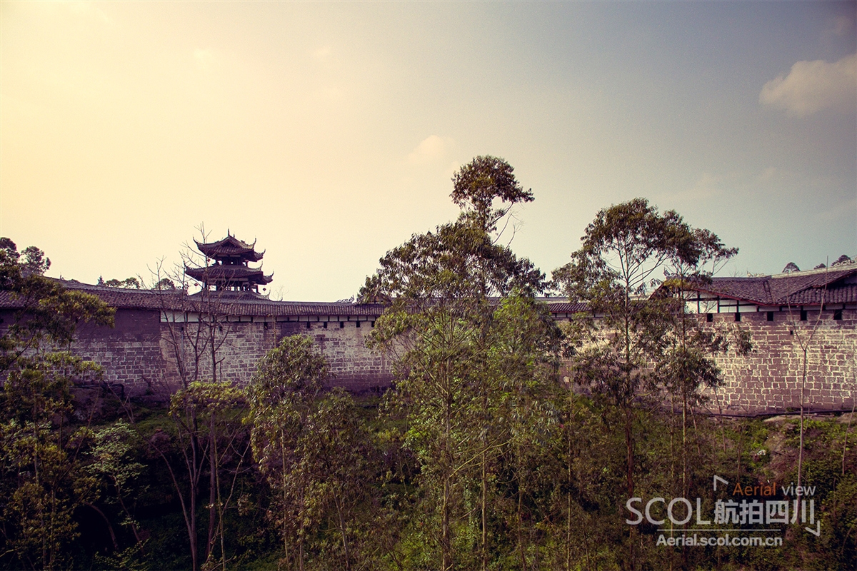 A scenic view of Guangan Baozhensai