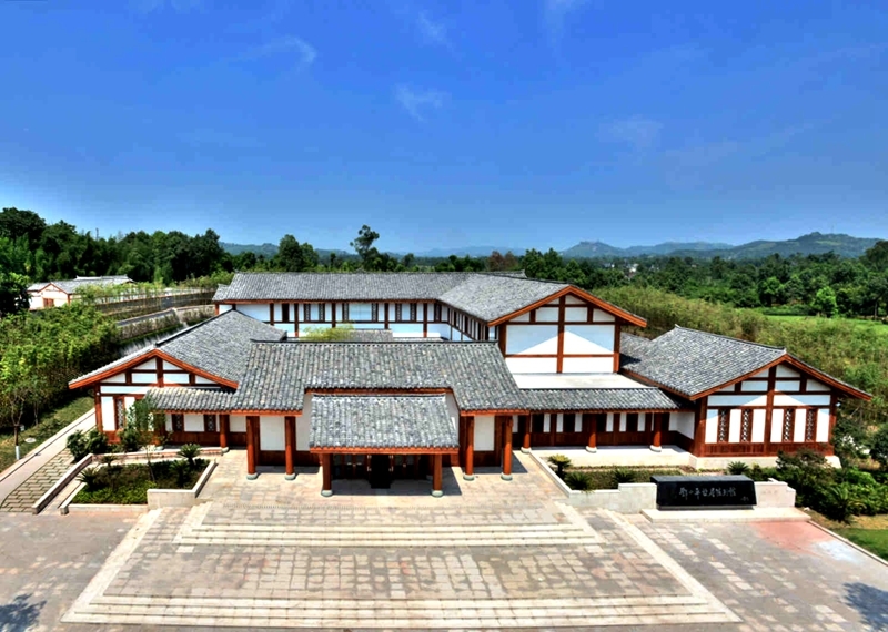 A scenic view of Guangan Dengxiaoping Guju