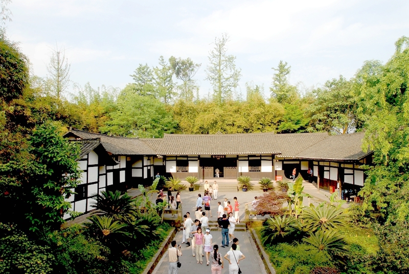 A scenic view of Guangan Dengxiaoping Guju