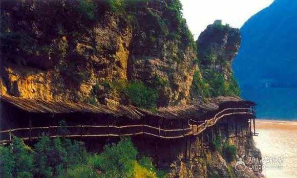 A scenic view of Guangyuan Jianmen Shudao Yizhi