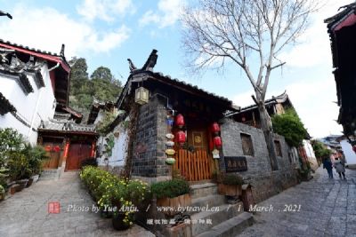 A scenic view of Guangyuan Zhaohua Gucheng