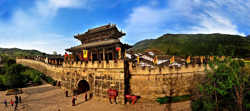 A scenic view of Guangyuan Zhongzipu Yizhi