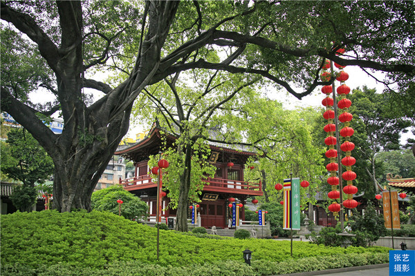 A scenic view of Guangzhou Guangxiaosi
