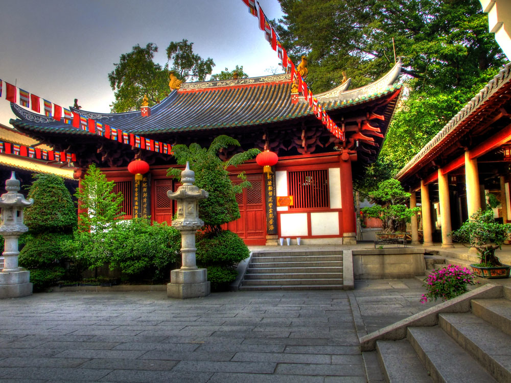 A scenic view of Guangzhou Guangxiaosi