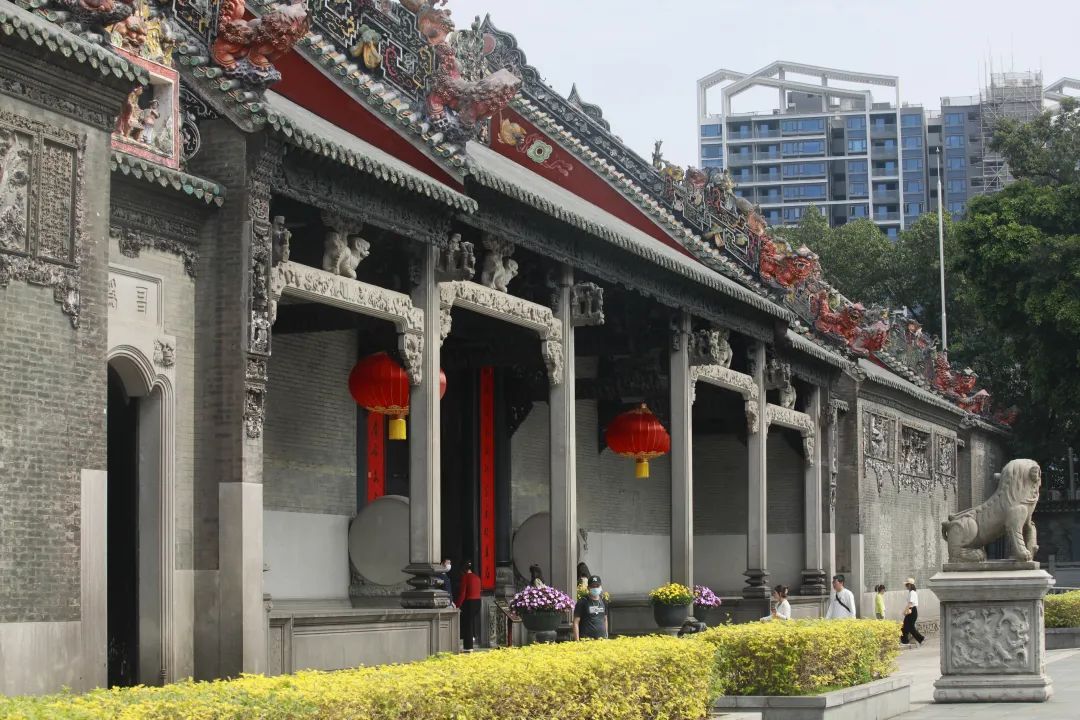 A scenic view of Guangzhou Guangyuci