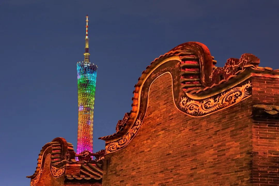 A scenic view of Guangzhou Guangyuci