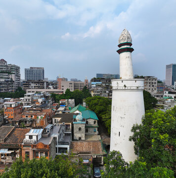 A scenic view of Guangzhou Huaishengsi Guangta