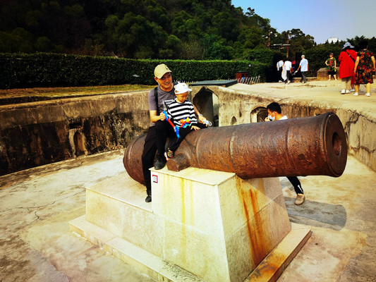 A scenic view of Guangzhou Humen Paotai Jiuzhi