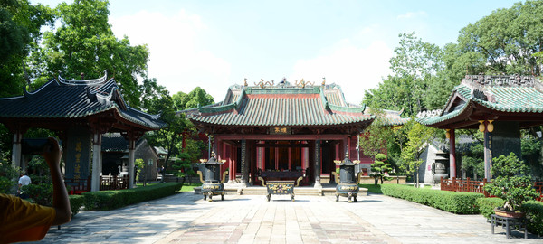 A scenic view of Guangzhou Nanhai Shenmiao