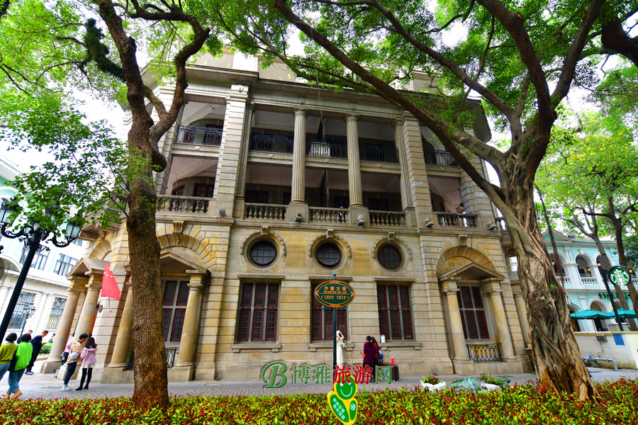 A scenic view of Guangzhou Shamian Jianzhuqun