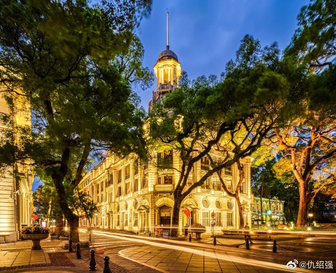 A scenic view of Guangzhou Shamian Jianzhuqun
