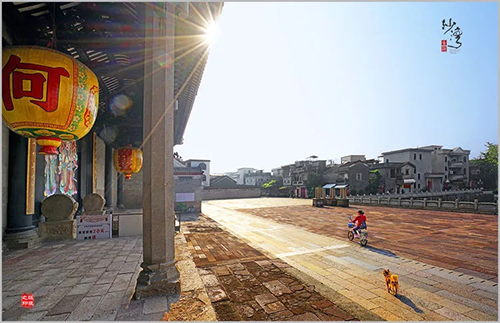 A scenic view of Guangzhou Shawan Liugengtang
