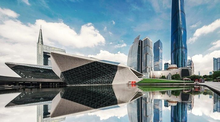 A scenic view of Guangzhou Shawan Liugengtang