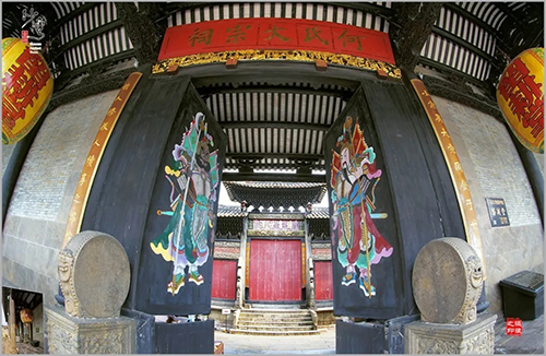 A scenic view of Guangzhou Shawan Liugengtang