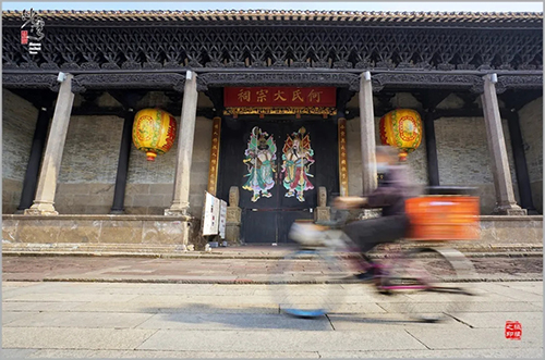 A scenic view of Guangzhou Shawan Liugengtang